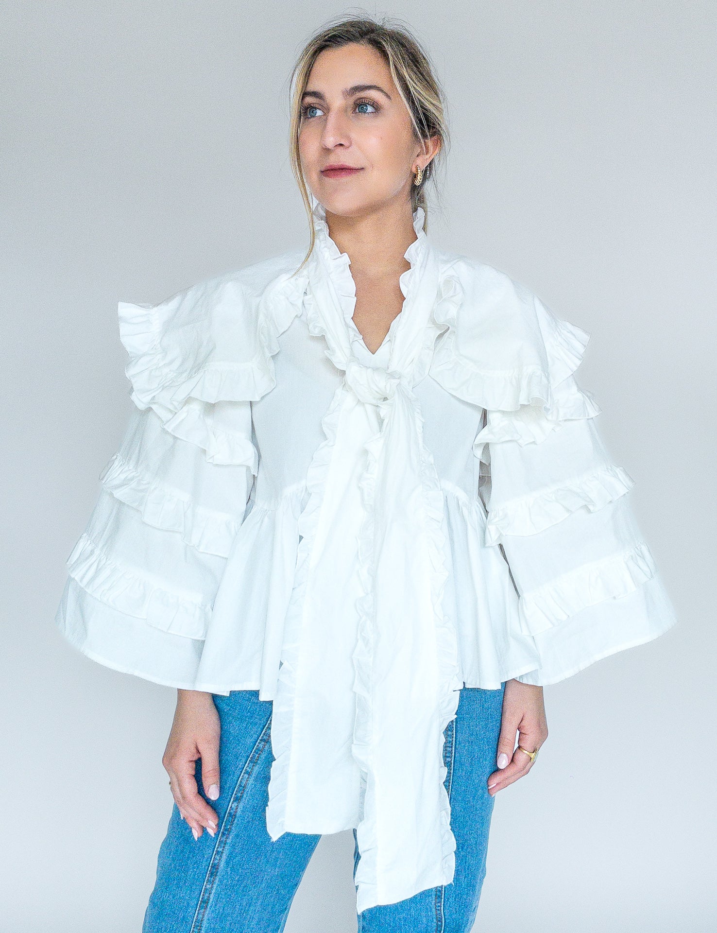 Sister Jane - Metropolis Ruffle Bow Blouse - Ethical Fashion – Curate