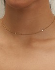 Brenda Grands Dainty Sparkle Chain Necklace