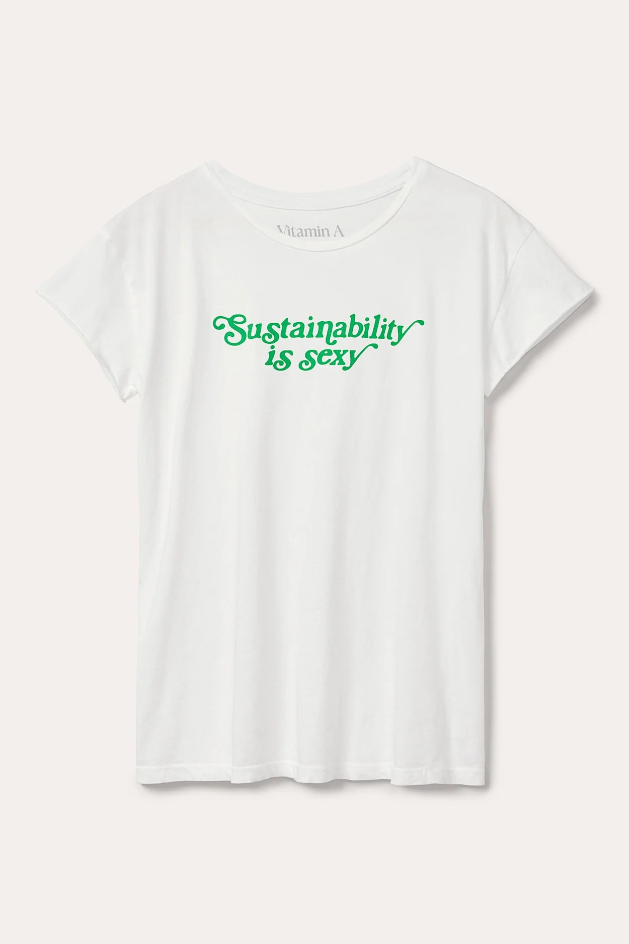 Vitamin A Sustainability is Sexy Organic Graphic Tee