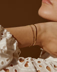 gold women's bracelet, sustainably and ethically made, agape studio