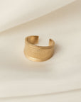 gold women's ring, sustainably and ethically made, agape studio