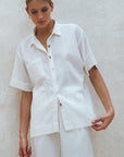 Bali Lane Otis Short Sleeve Linen Shirt