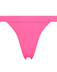 neon pink full coverage bikini bottom, sustainably and ethically made