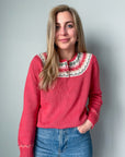 Vintage Coral Sweater | Blair | Size S