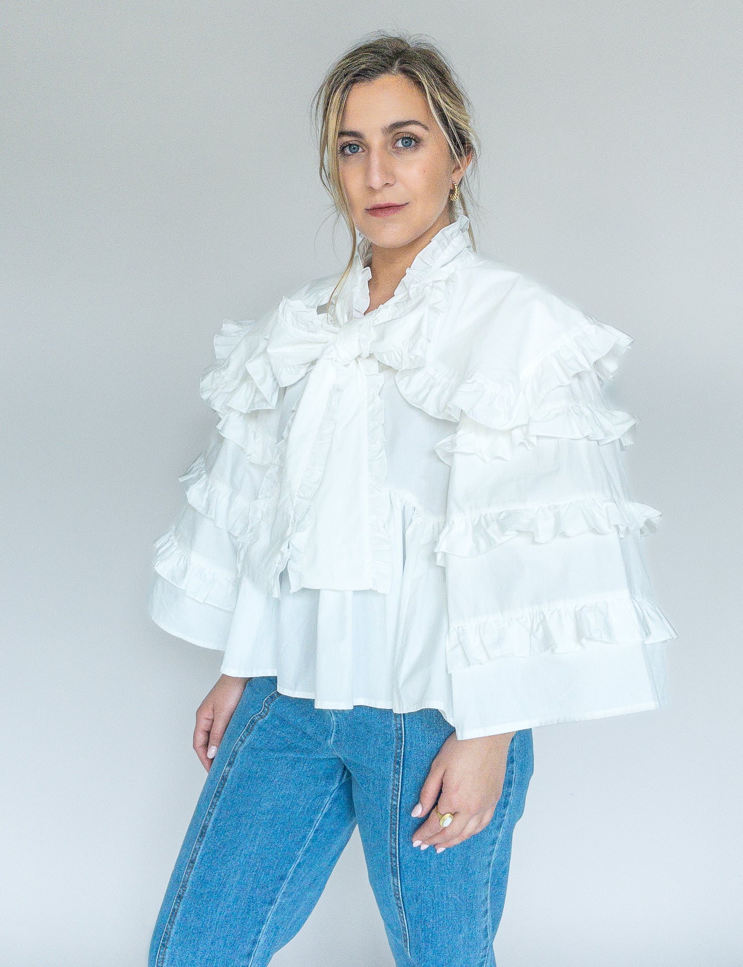 Sister Jane - Metropolis Ruffle Bow Blouse - Ethical Fashion – Curate