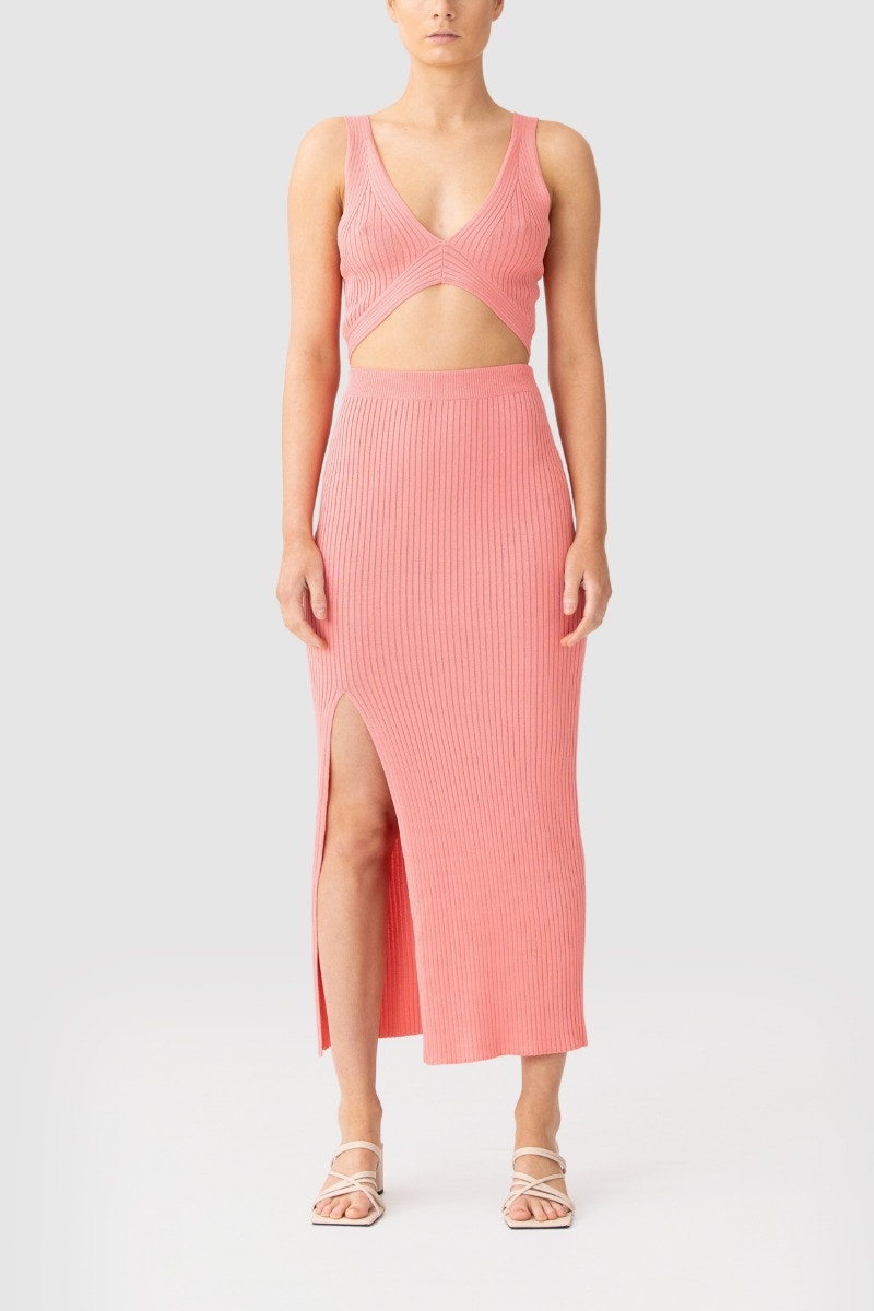 Finders Keepers Desired Knit Midi Skirt