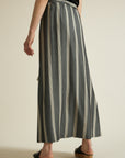 Lanius Striped Maxi Skirt