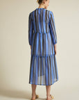 Lanius Striped Midi Dress