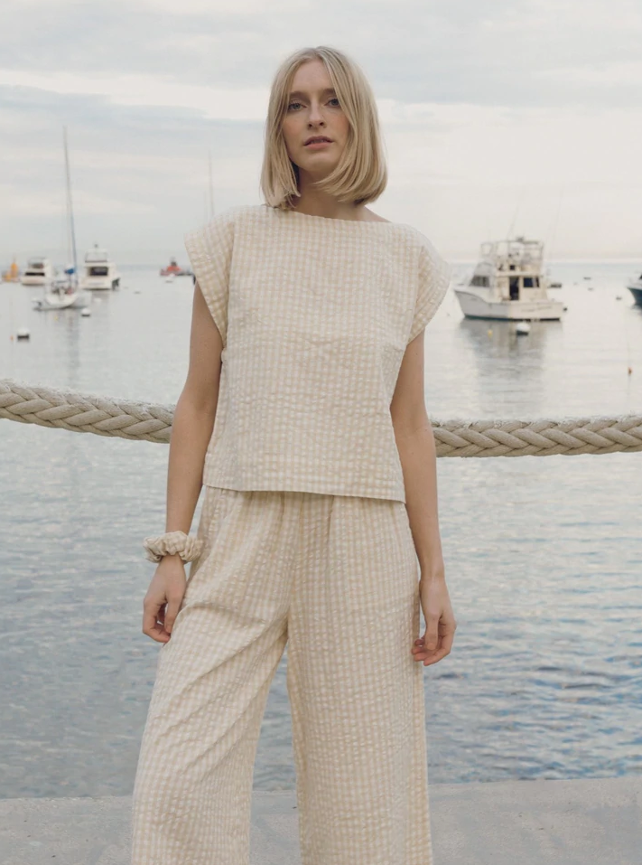 Laude-The-Label_Everyday-Top-Birch-Gingham_Sustainable-Ethical-Apparel_Curate-Shopthecurate