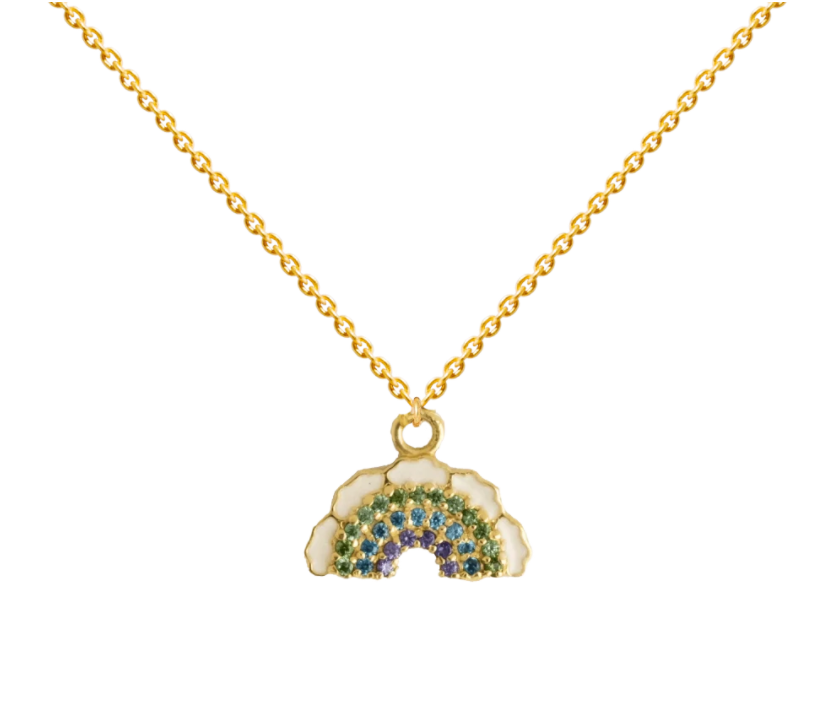 Lavani Jewels Enlightenment Rainbow Pendant Necklace