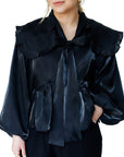Sister Jane Barre Collar Bow Blouse
