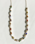 Nance Jewelry Pearl & Rainbow Beaded Necklace