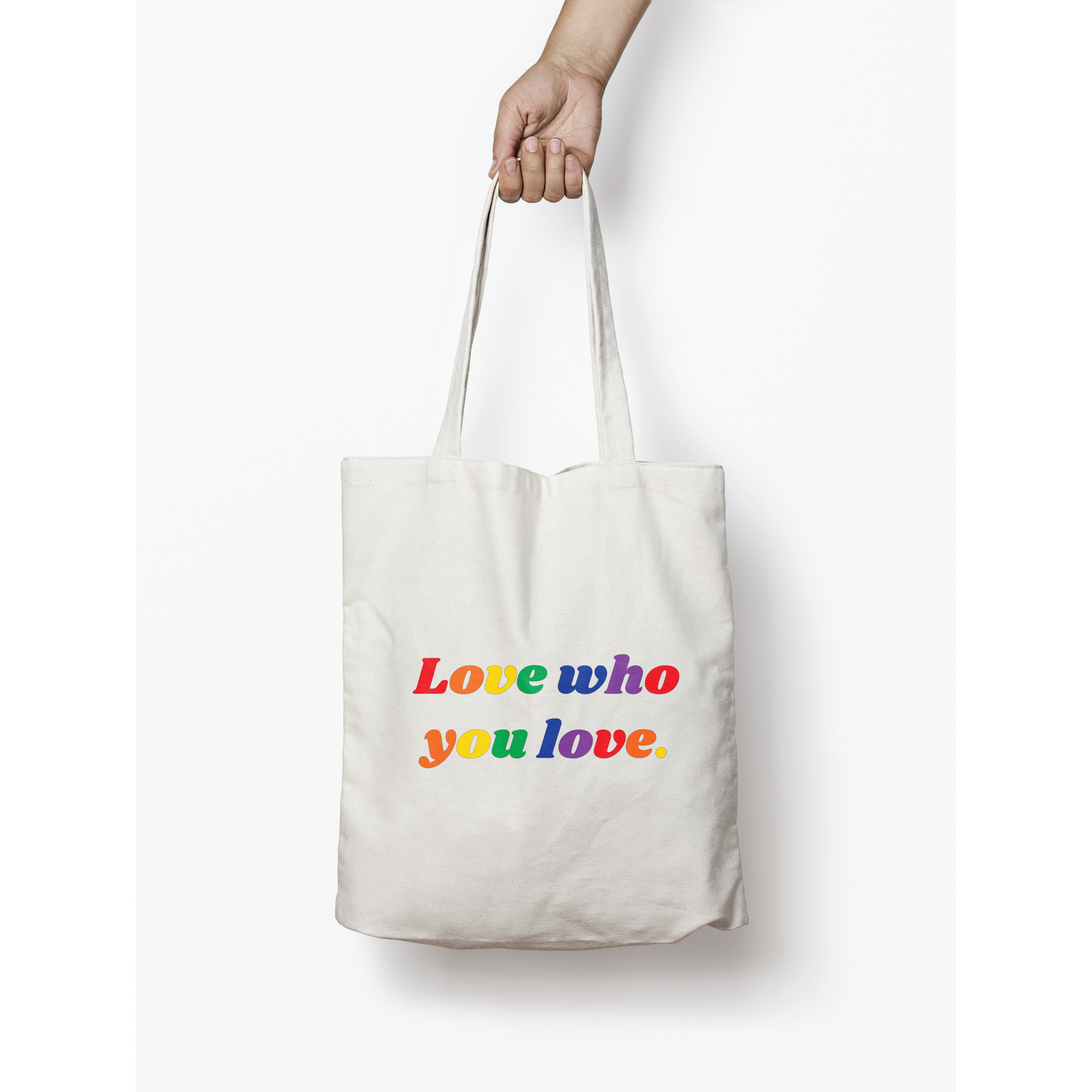 On Your Sleeve Love Who You Love Tote Bag