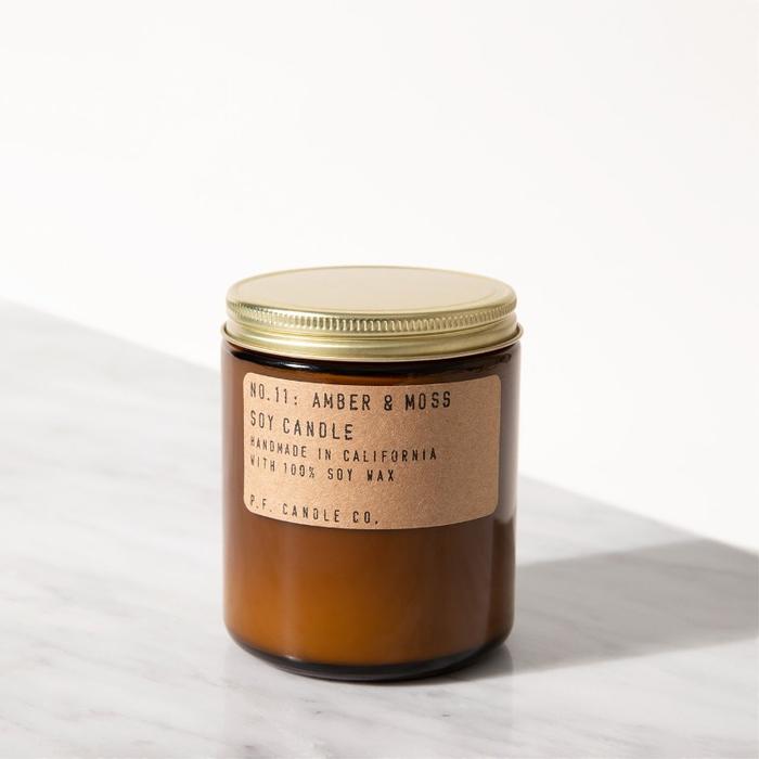 P.F. Candle Co. Amber &amp; Moss Candle