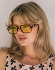 Raie Tarot Rectangular Sunglasses