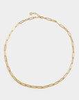 Siizu Aubin Gold Link Chain Necklace