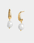 Siizu Amelia Pearl Earrings