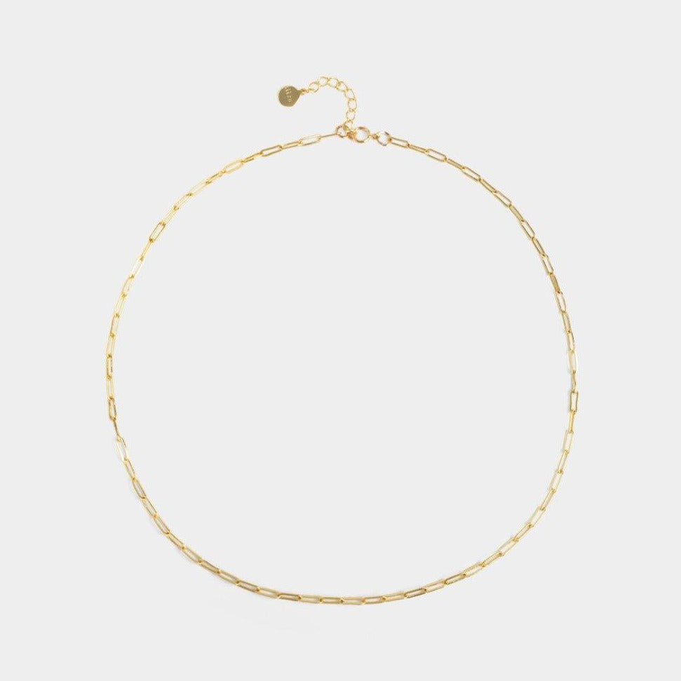 Siizu Aubra Link Chain Necklace