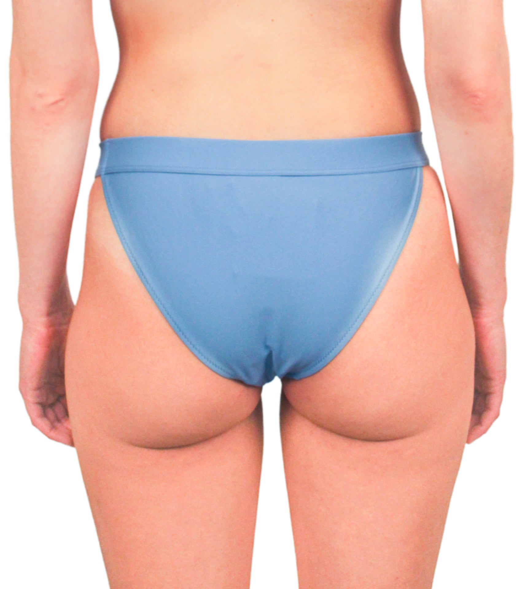Bellella Women Bikini Bottoms Elastic Waist Swimsuit Solid Color