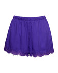 Underprotection Carry Lace Hem Pajama Shorts (Final Sale)